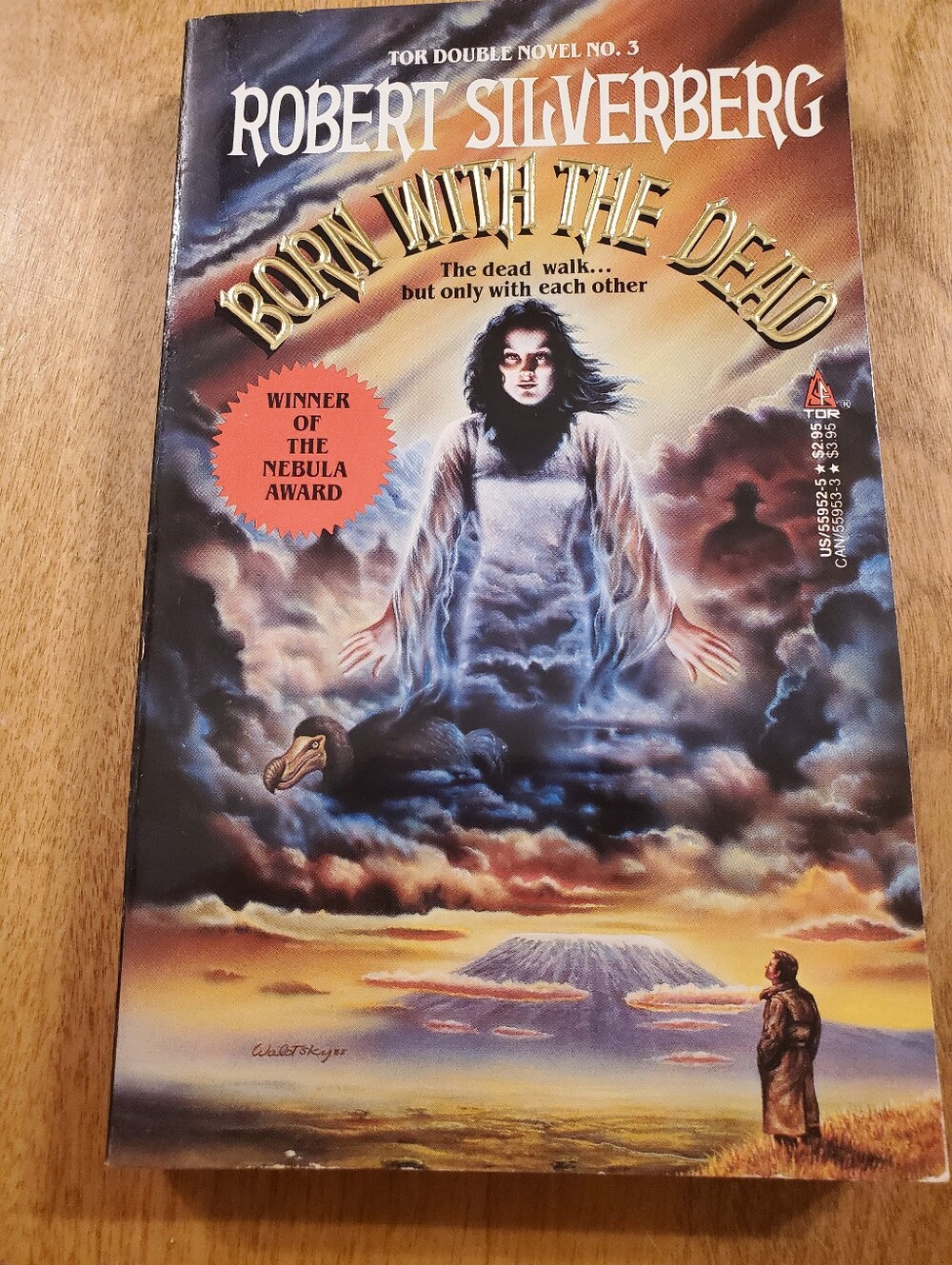Tor Double Novel No 3, BORN WITH THE DEAD - Silverburg/ The Saliva Tree, Aldiss